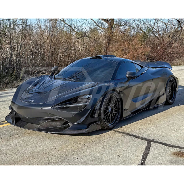 RYFT Style Dry Carbon Fiber With Portion Primer Fender For Mclaren 720S 2017-2023
