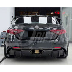 GTAM Adjustable Style Carbon Fiber Rear Spoiler GT Wing For Alfa Romeo Giulia 2016-2023