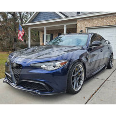 GTAM Style Carbon Fiber Engine Hood For Alfa Rome Giulia & Quadrifoglio 2016-2023