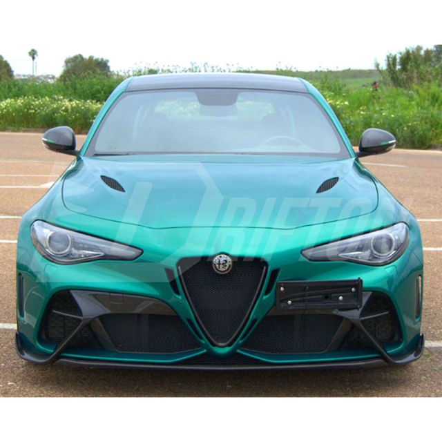 GTAM Style Carbon Fiber Body Kits For Alfa Romeo Giulia QV Quadrifoglio 2016-2023