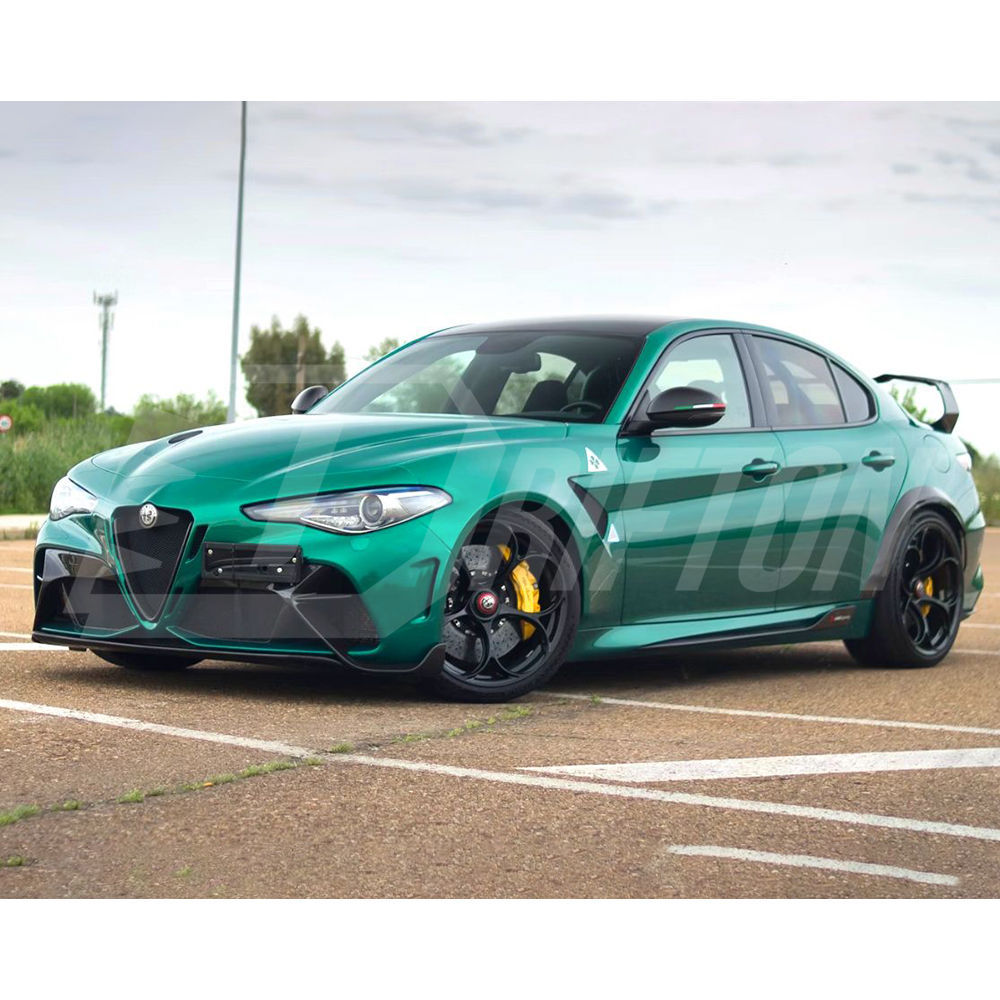 GTAM Style Carbon Fiber Body Kits For Alfa Romeo Giulia QV Quadrifoglio 2016-2023