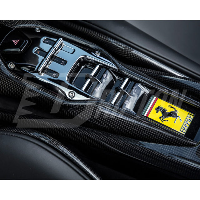 Dry Carbon Fiber Interiors Kits Front Tunnel Center Console Kit For Ferrari 296 GTB 2021-2025