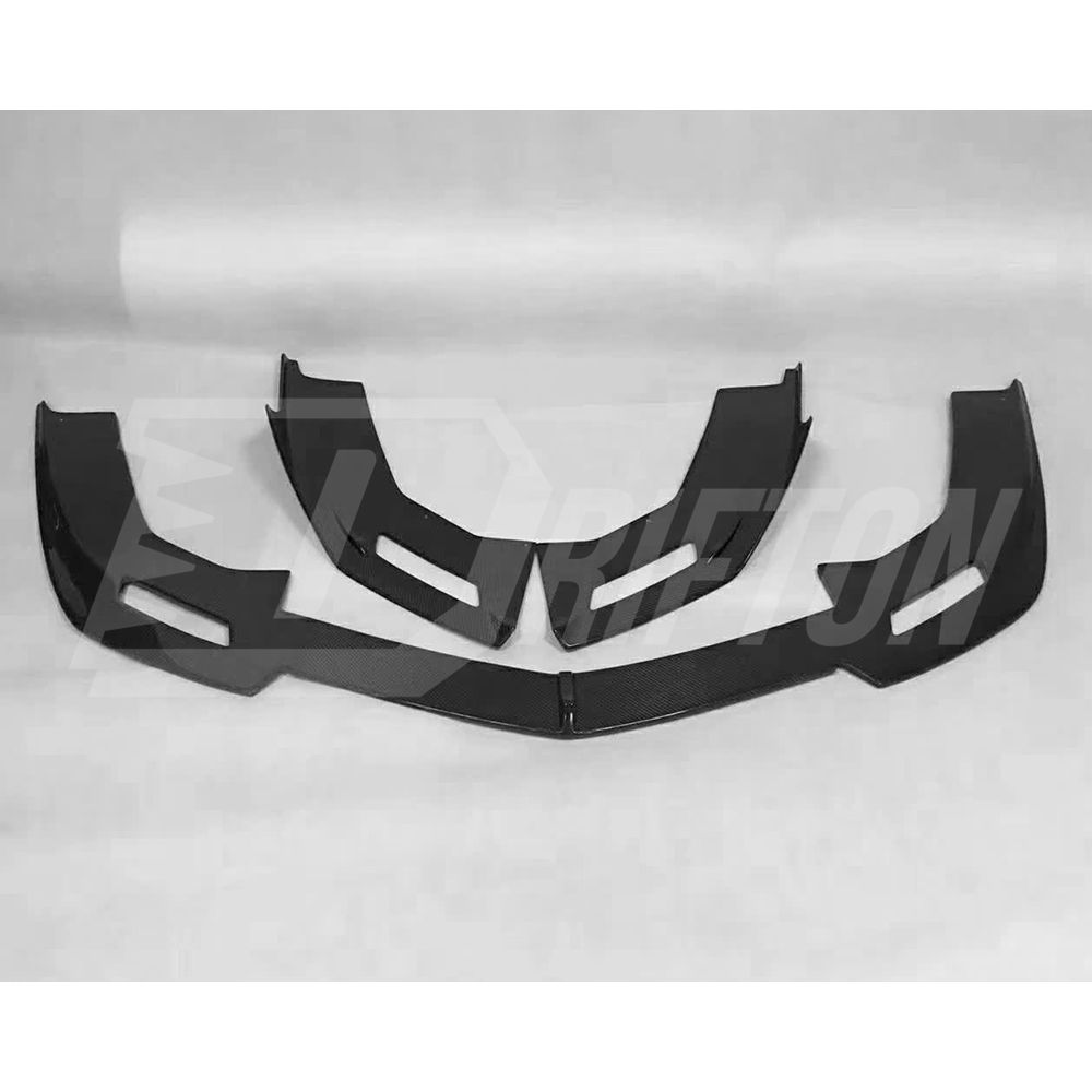 H Vorsteiner Style Carbon Fiber Front Lip For Lamborghini Aventador LP700-4 2011-2015