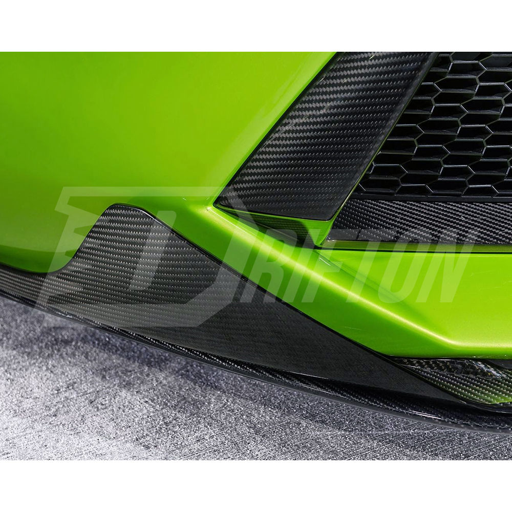 H Vorsteiner Style Carbon Fiber Front Lip For Lamborghini Aventador LP700-4 2011-2015
