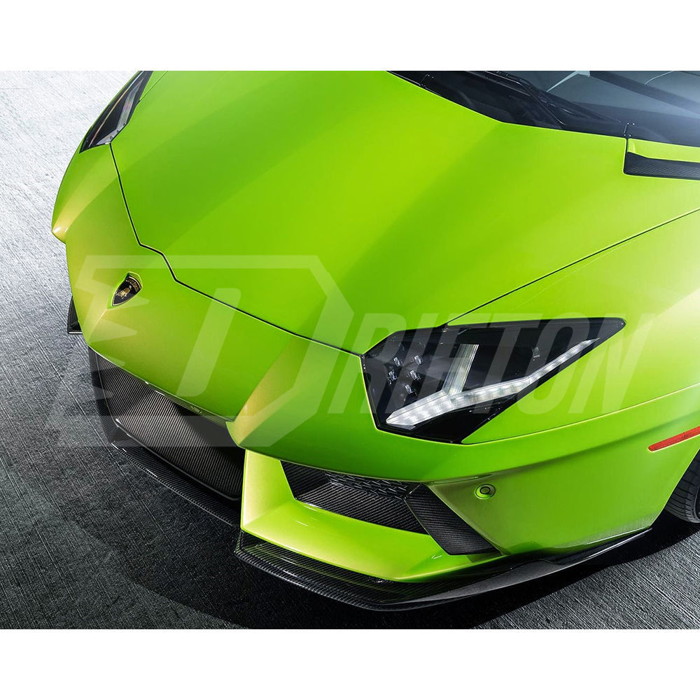H Vorsteiner Style Carbon Fiber Front Lip For Lamborghini Aventador LP700 2011-2015