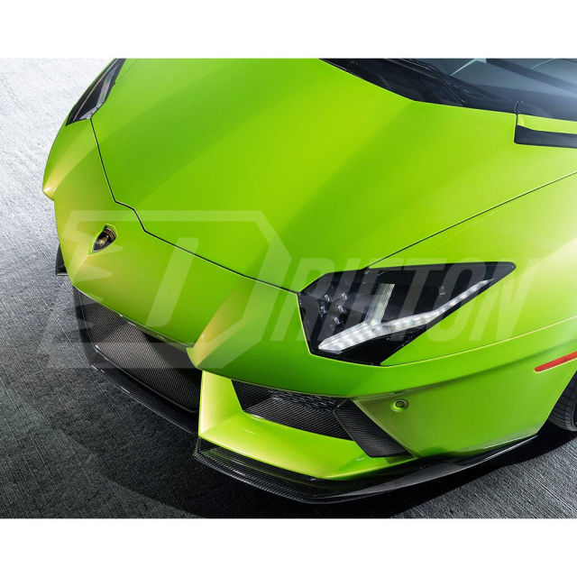 H Vorsteiner Style Carbon Fiber Front Lip For Lamborghini Aventador LP700 2011-2015