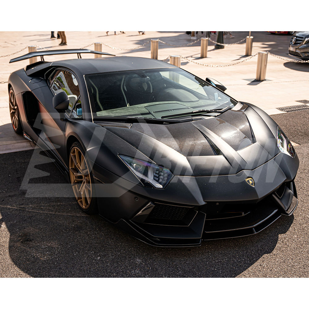 H Vorsteiner Style Carbon Fiber Front Lip For Lamborghini Aventador LP700 2011-2015
