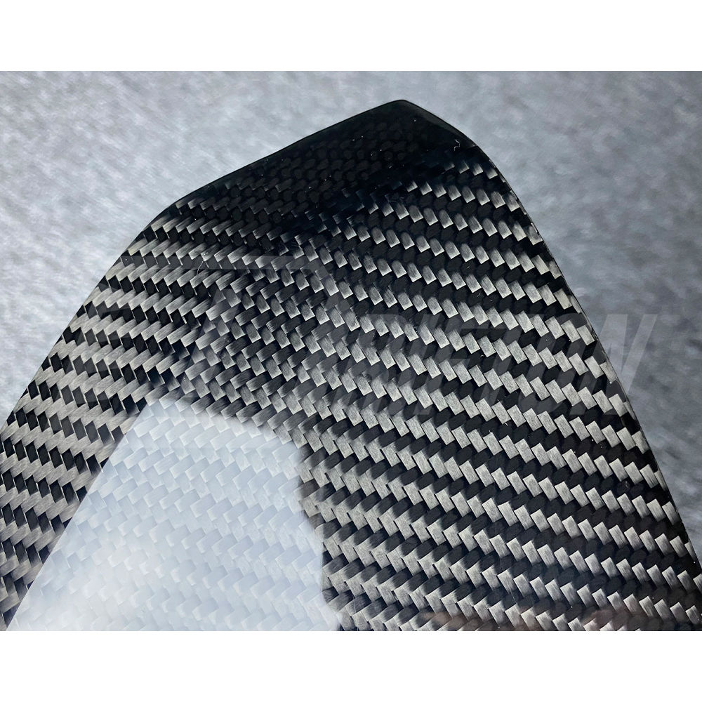 Dry Carbon Fiber Dash End Side Caps Trim For Lamborghini Aventador LP700-4