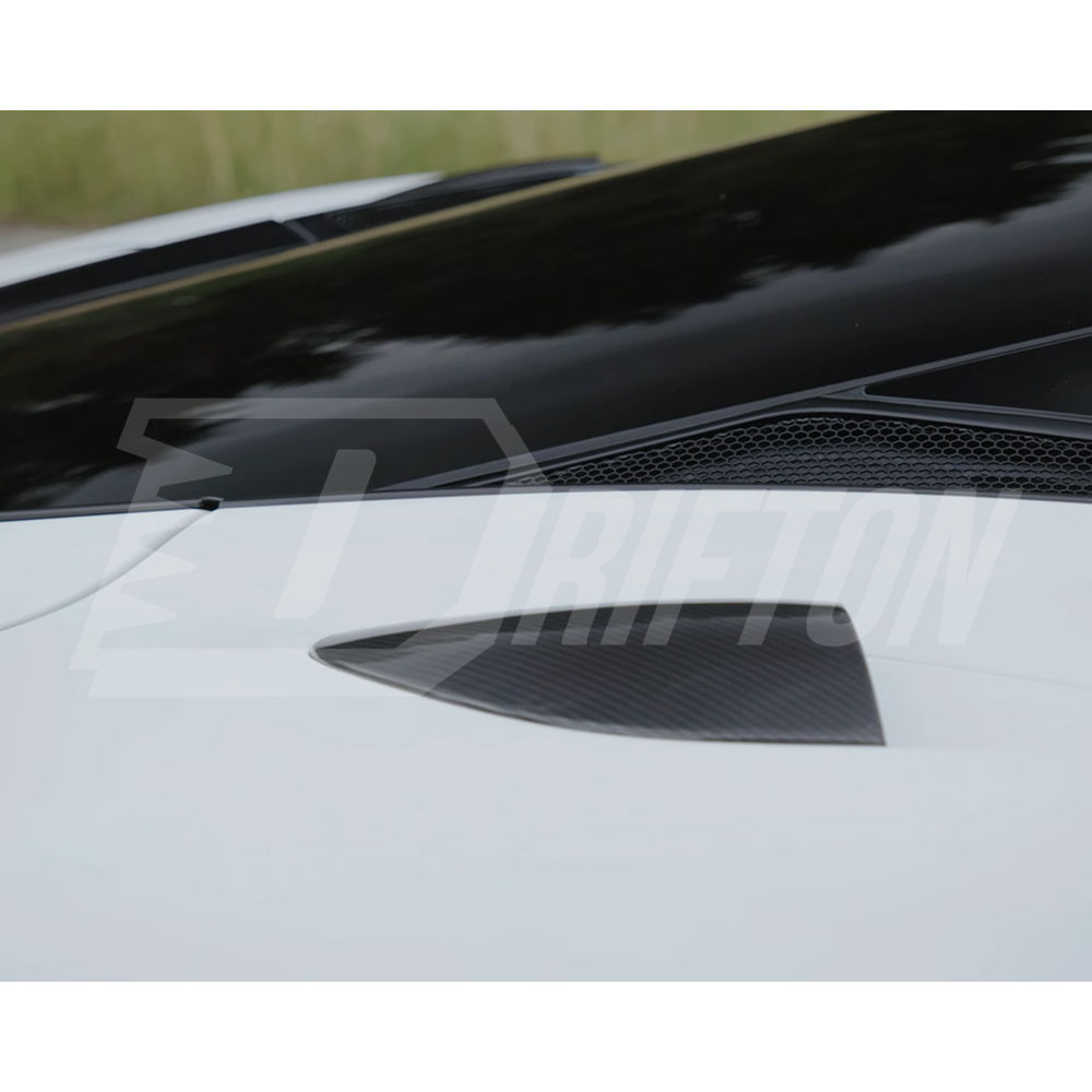Novitec Style Dry Carbon Fiber Rear Side Vents Trim For Mclaren GT
