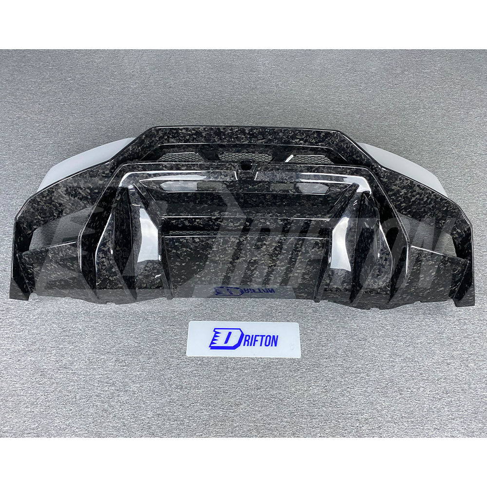 Vorsteiner Style Forged Dry Carbon Fiber With Portion Primer Rear Bumper For Lamborghini Huracan LP580 & LP610 2014-2019