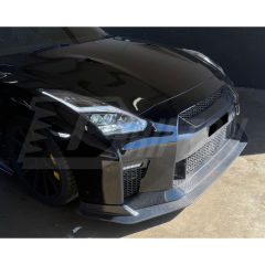 Front Bumper Headlight (Smoked Black) For Nissan R35 GTR 2008-2026