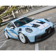 GT3RS Style Dry Carbon Fiber Hood Bonnet For Porsche 911 992 Carrera & Turbo S 2019-2023