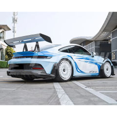 GT3RS Style Dry Carbon Fiber Rear Spoiler GT Wing For Porsche 911 992 Carrera & Turbo S 2019-2023