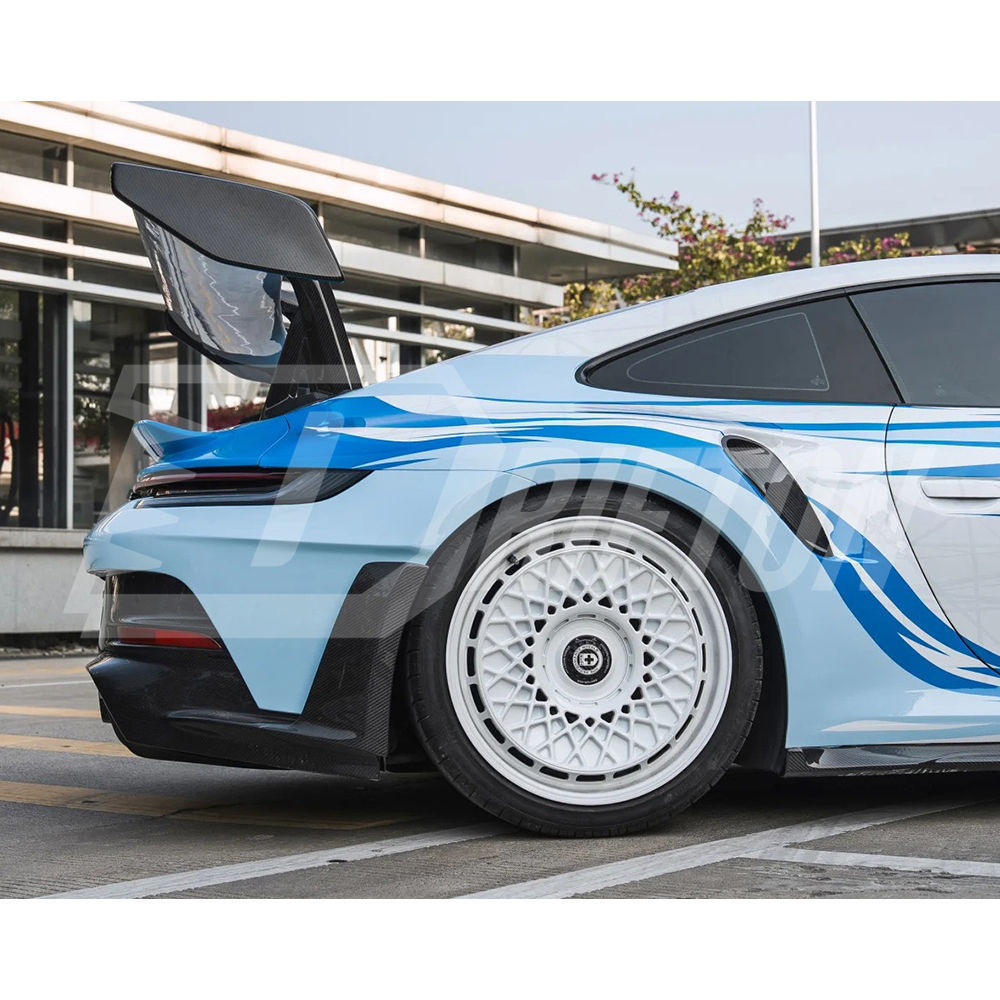 GT3RS Style Dry Carbon Fiber Rear Spoiler GT Wing For Porsche 911 992 Carrera & Turbo S 2019-2023