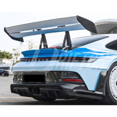 GT3RS Style Dry Carbon Fiber Rear Spoiler GT Wing For Porsche 911 992 Carrera & Turbo S 2019-2023