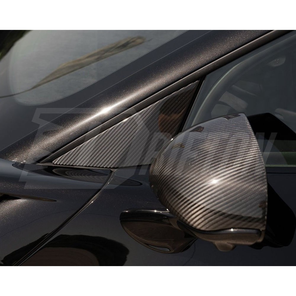 Novitec Style Dry Carbon Fiber Side Window Triangle Trim For Mclaren Artura 2023+