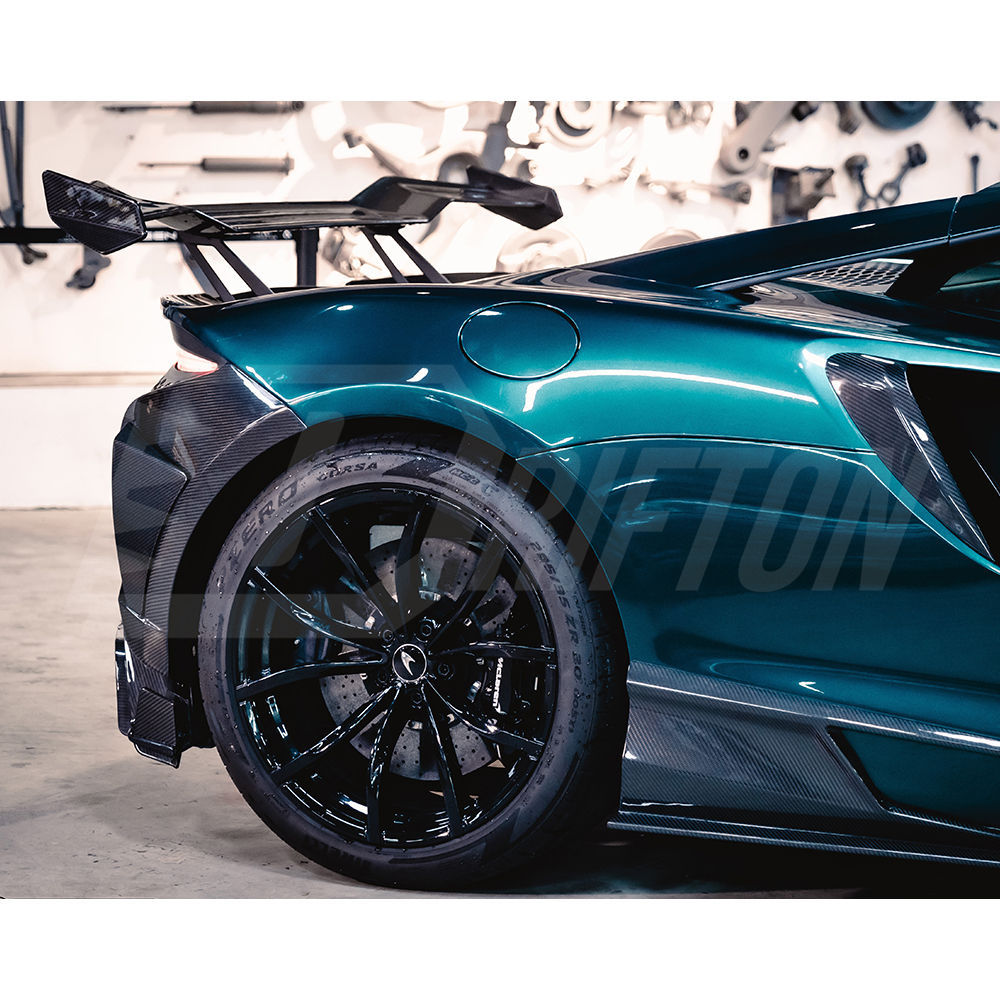 Amans Style Dry Carbon Fiber Rear Fender Inlets Side Vents Cover For Mclaren Artura 2023+