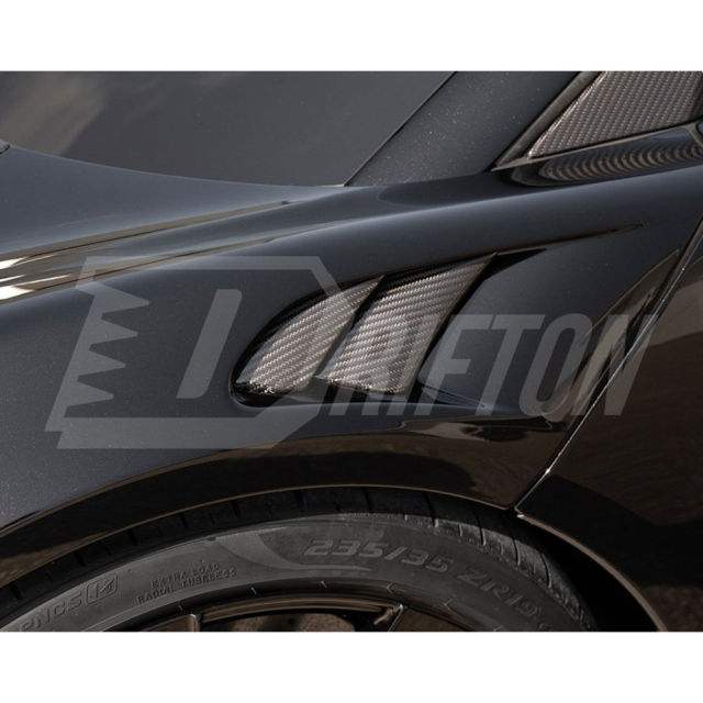 Novitec OEM Style Dry Carbon Fiber Front Fender Vents Inserts For Mclaren Artura 2023+