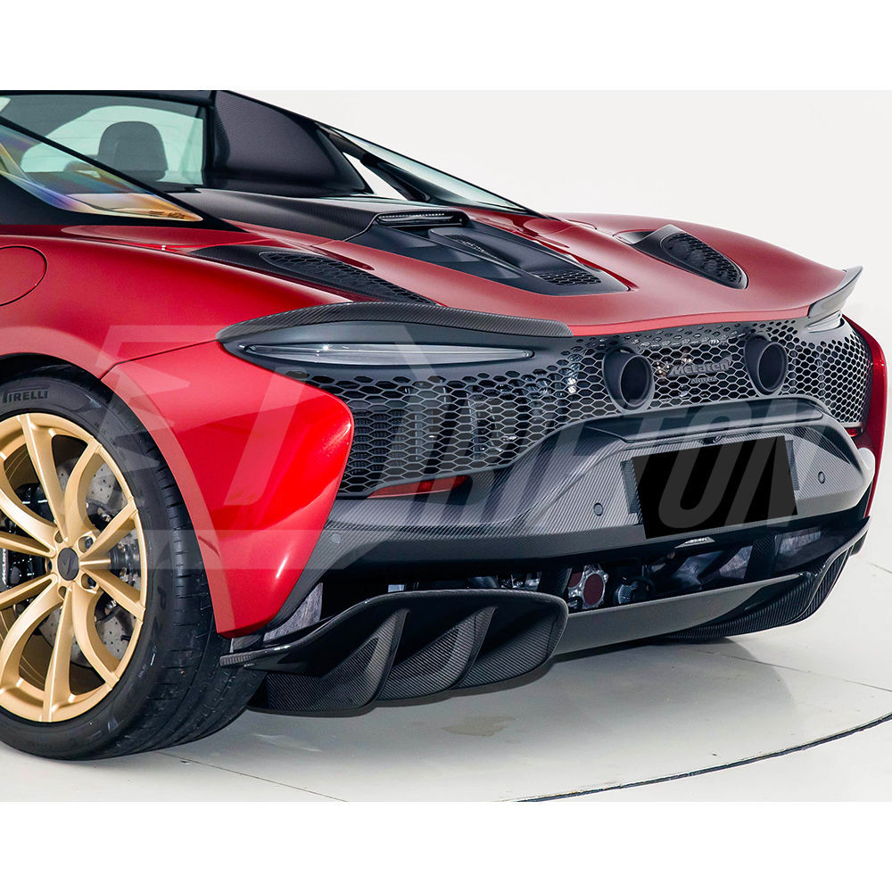 Novitec OEM Style Dry Carbon Fiber Rear Bumper Center Plate Panel For Mclaren Artura 2023+