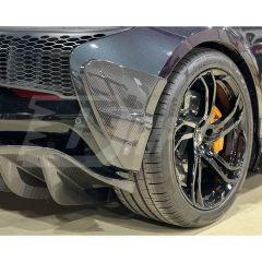 Novitec Style Dry Carbon Fiber Rear Bumper Side Blades Cover Plate For Mclaren Artura 2023+