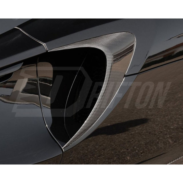 Novitec Style Dry Carbon Fiber Rear Fender Inlets Side Vents Cover For Mclaren Artura 2023+