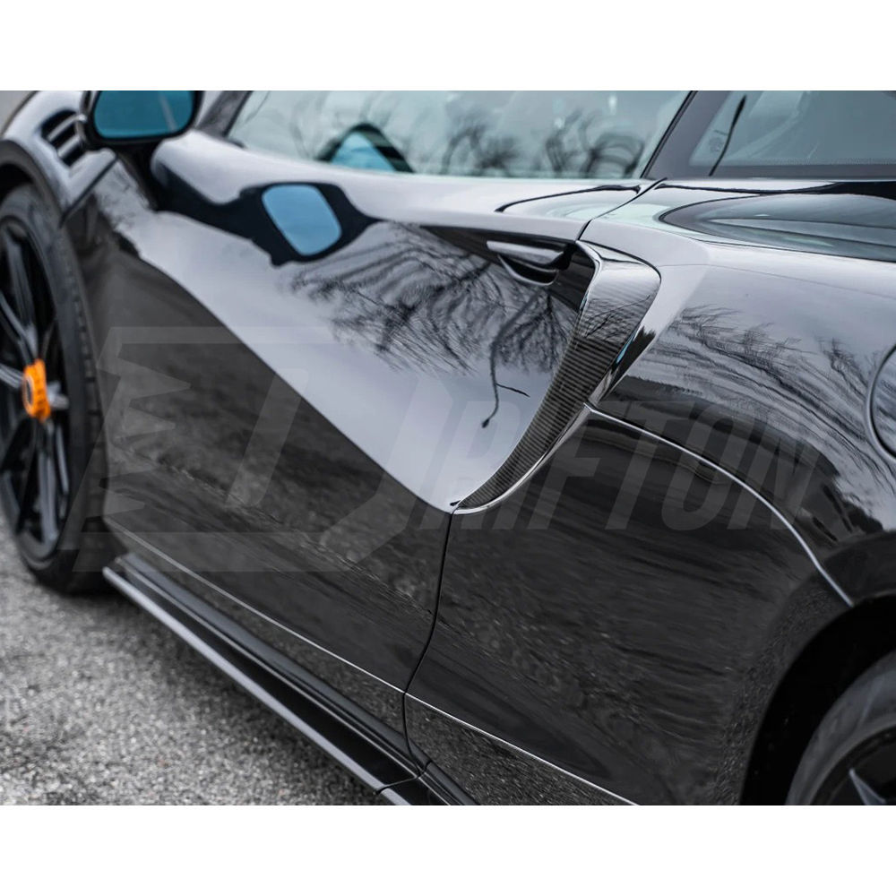 Novitec Style Dry Carbon Fiber Rear Fender Inlets Side Vents Cover For Mclaren Artura 2023+