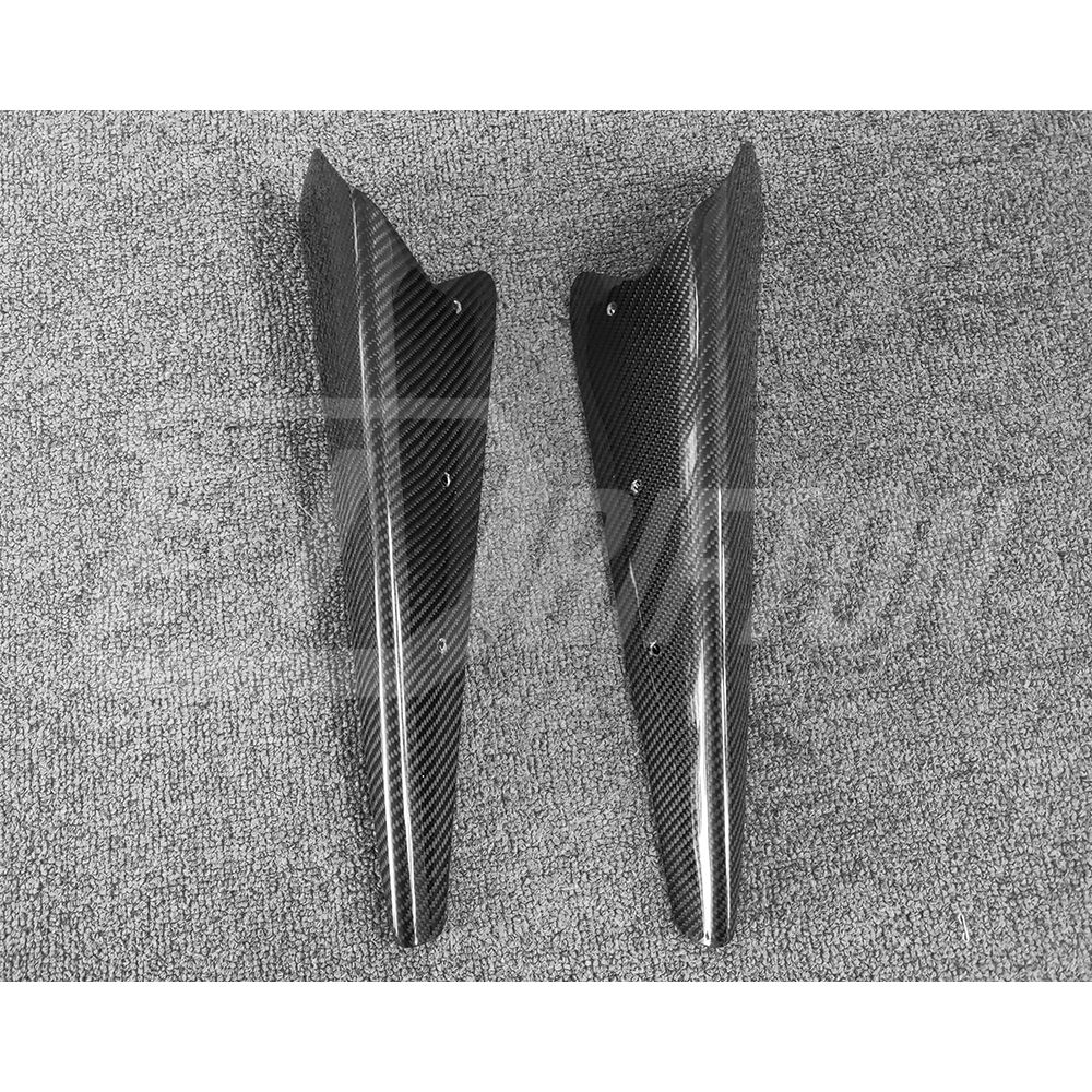 ARS 8pcs Style Carbon Fiber Rear Diffuser Fins Splitters (fit on oem rear diffuser) For Nissan R35 GTR 2012-2016