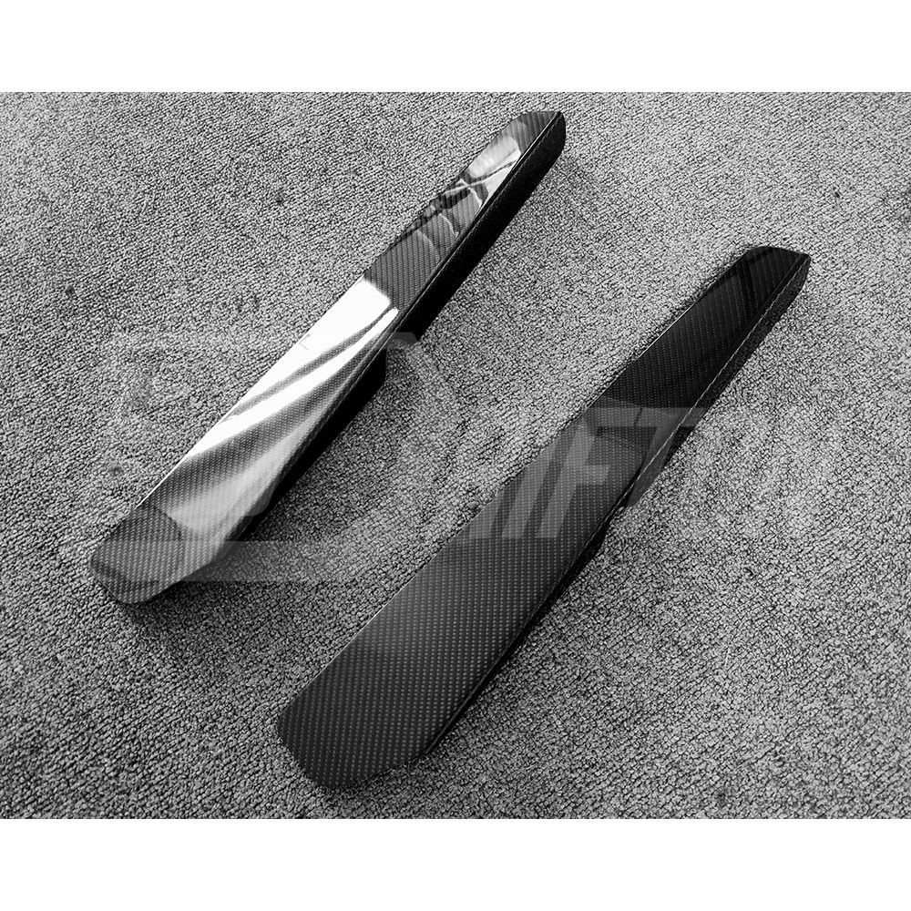 ARS 8pcs Style Carbon Fiber Rear Diffuser Fins Splitters (fit on oem rear diffuser) For Nissan R35 GTR 2012-2016