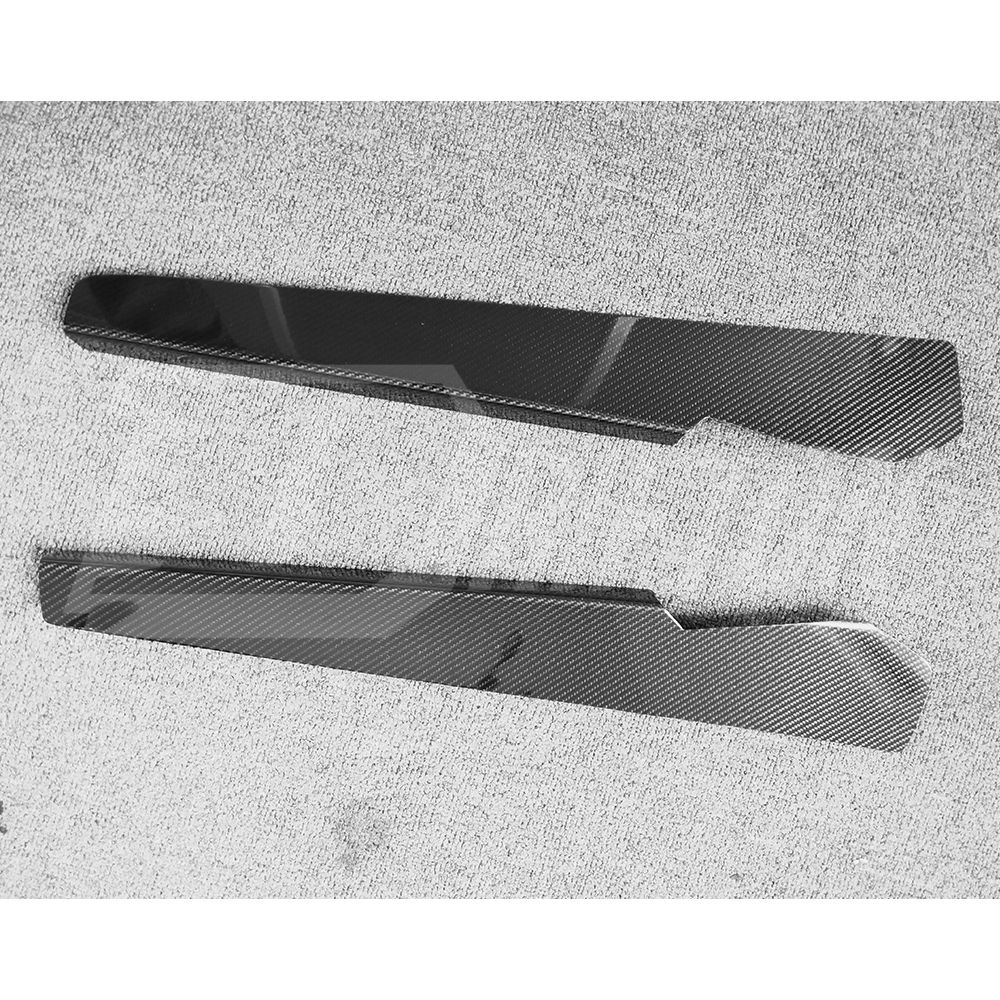 ARS 8pcs Style Carbon Fiber Rear Diffuser Fins Splitters (fit on oem rear diffuser) For Nissan R35 GTR 2012-2016