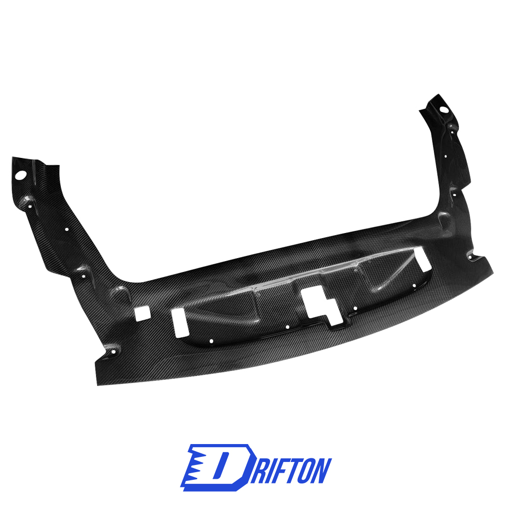 Garage Defend Style Carbon Fiber Engine Bay Radiator Cooling Panel For Nissan R35 GTR 2008-2024