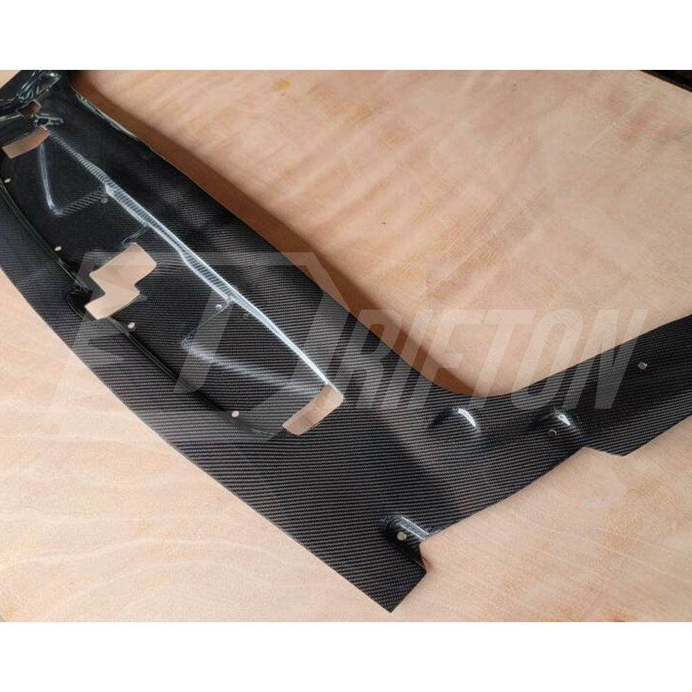 Garage Defend Style Carbon Fiber Engine Bay Radiator Cooling Panel For Nissan R35 GTR 2008-2024