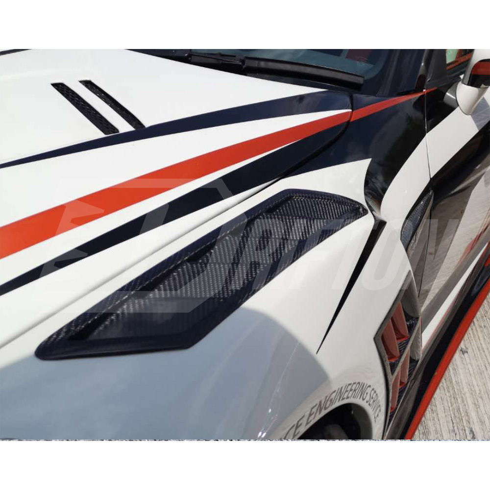 N1 Style Carbon Fiber Front Fender Vent Duct For Nissan R35 GTR 2008-2026