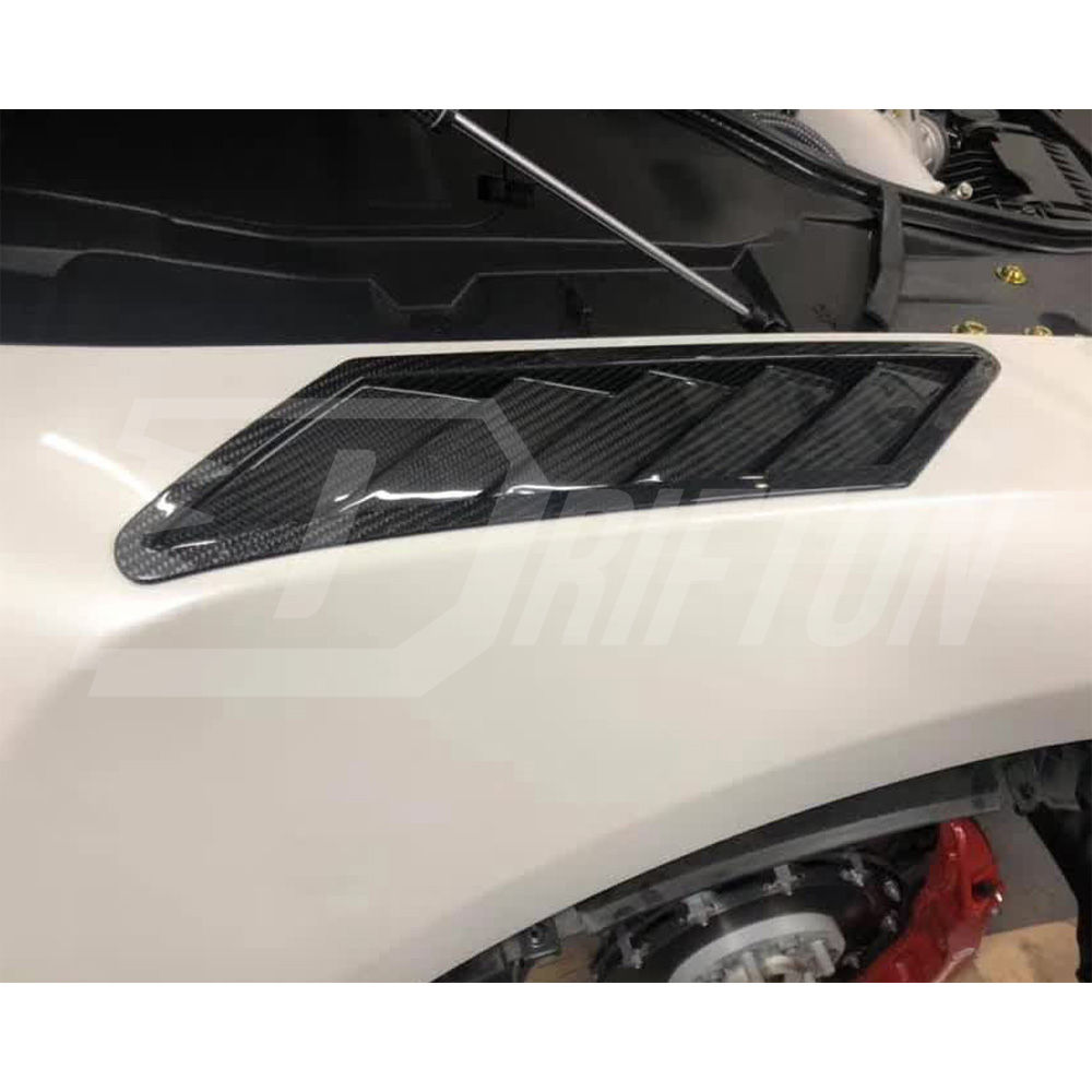 N1 Style Carbon Fiber Front Fender Vent Duct For Nissan R35 GTR 2008-2026