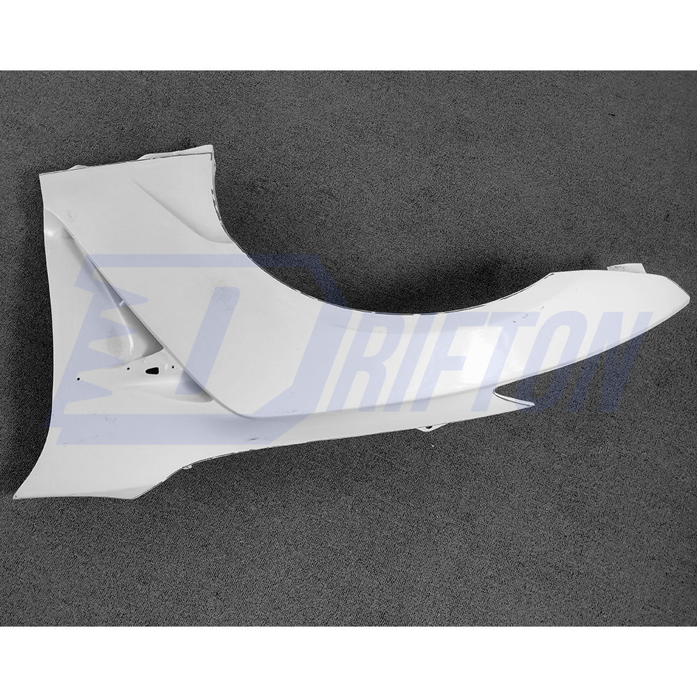 Varis 18 Ver. Style Glass Fiber Front Fender With Bumper Extension Cover For Nissan R35 GTR 2017-2023