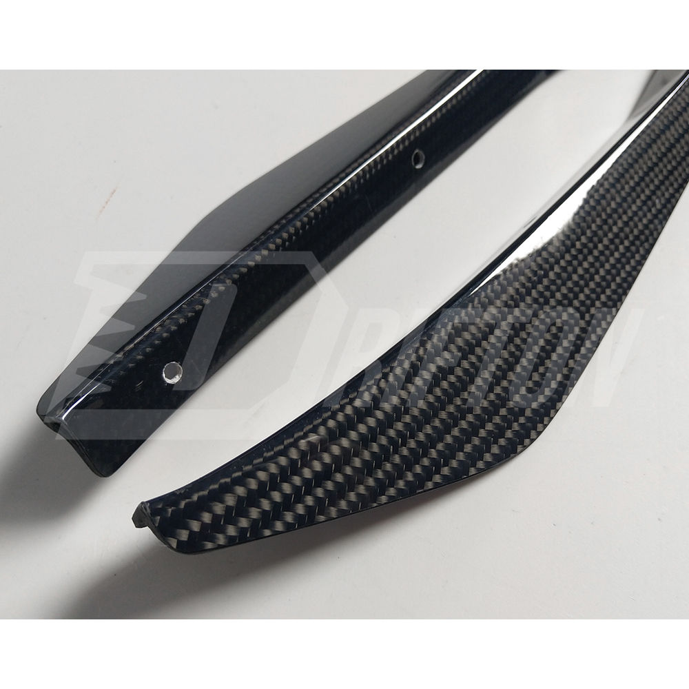 Varis 4pcs Style Carbon Fiber Front Bumper Canards For Nissan R35 GTR 2017-2023