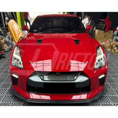 M Style Carbon Fiber Front Grill Cover For Nissan R35 GTR 2017-2023
