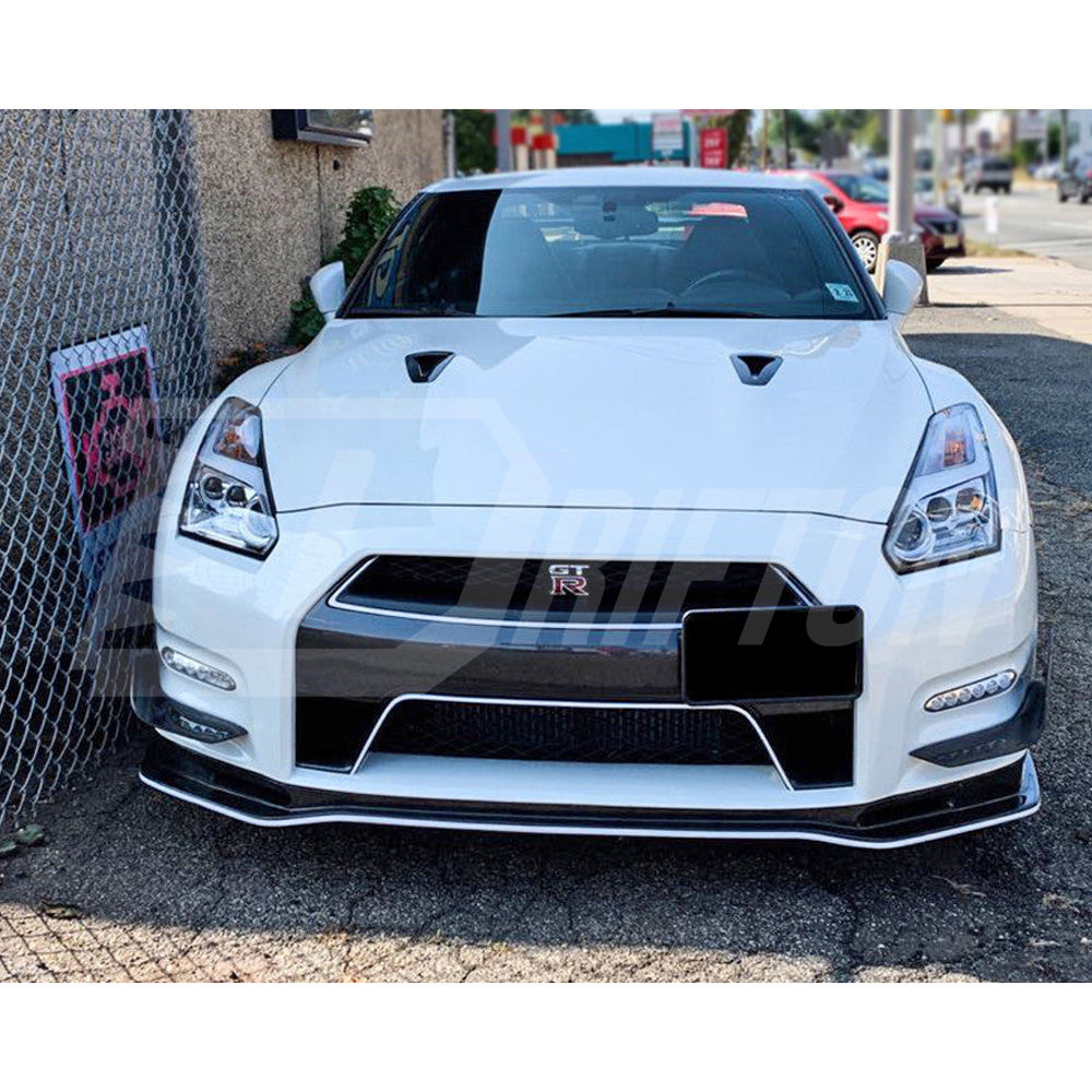 MINES Style Carbon Fiber Canards For Nissan R35 GTR 2008-2016