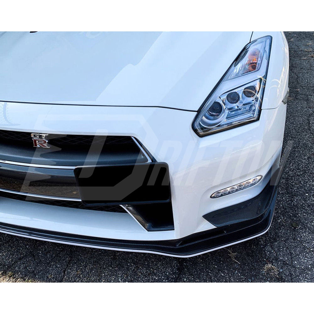 MINES Style Carbon Fiber Canards For Nissan R35 GTR 2008-2016
