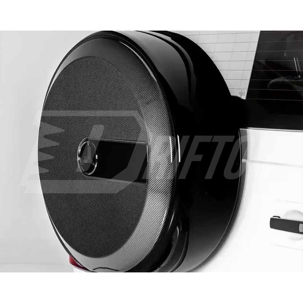 Brabx Style Carbon Fiber Wheel Spare Tire Cover For Mercedes Benz G-Class W463 2005-2018