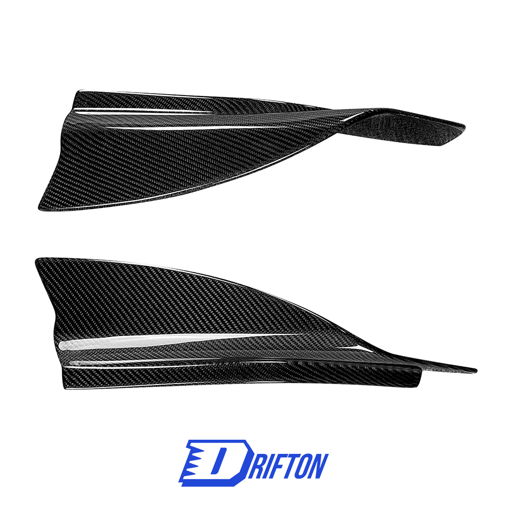 MINES Style Carbon Fiber Canards For Nissan R35 GTR 2008-2016