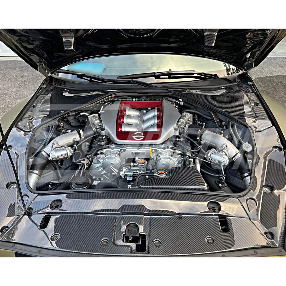 JDM Style Carbon Fiber Engine Bay Panels Replacement For Nissan R35 GTR 2008-2026