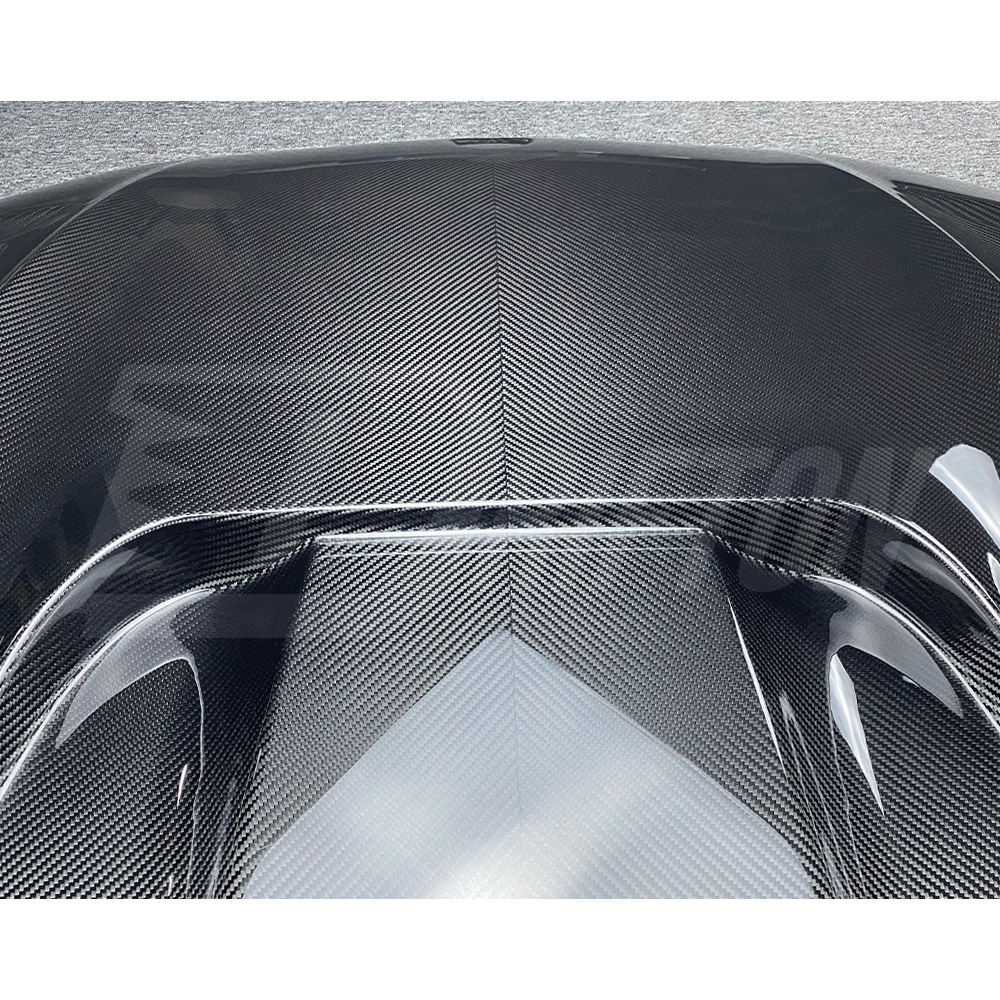 Paktechz Style Dry Carbon Fiber Hood For BMW M8 F91 F92 F93 2020-2024