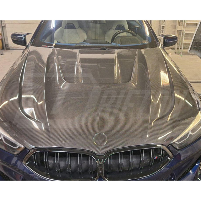 Paktechz Style Dry Carbon Fiber Hood For BMW M8 F91 F92 F93 2020-2024
