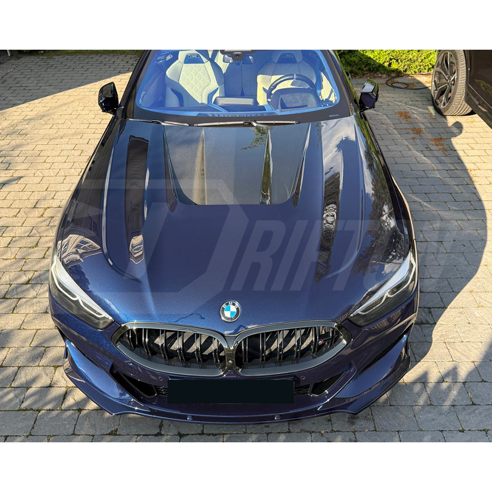 Paktechz Style Dry Carbon Fiber Hood For BMW M8 F91 F92 F93 2020-2024