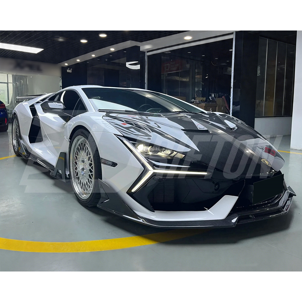 Duke Style Dry Carbon Fiber Aero Body Kits For Lamborghini Revuelto 2023-ON