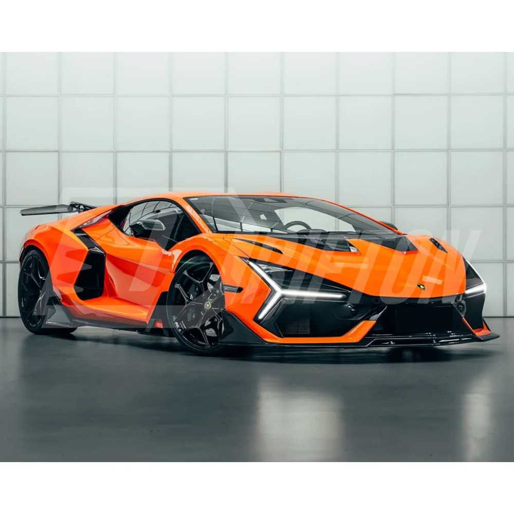 Duke Style Dry Carbon Fiber Front Lip Splitter For Lamborghini Revuelto 2023-ON
