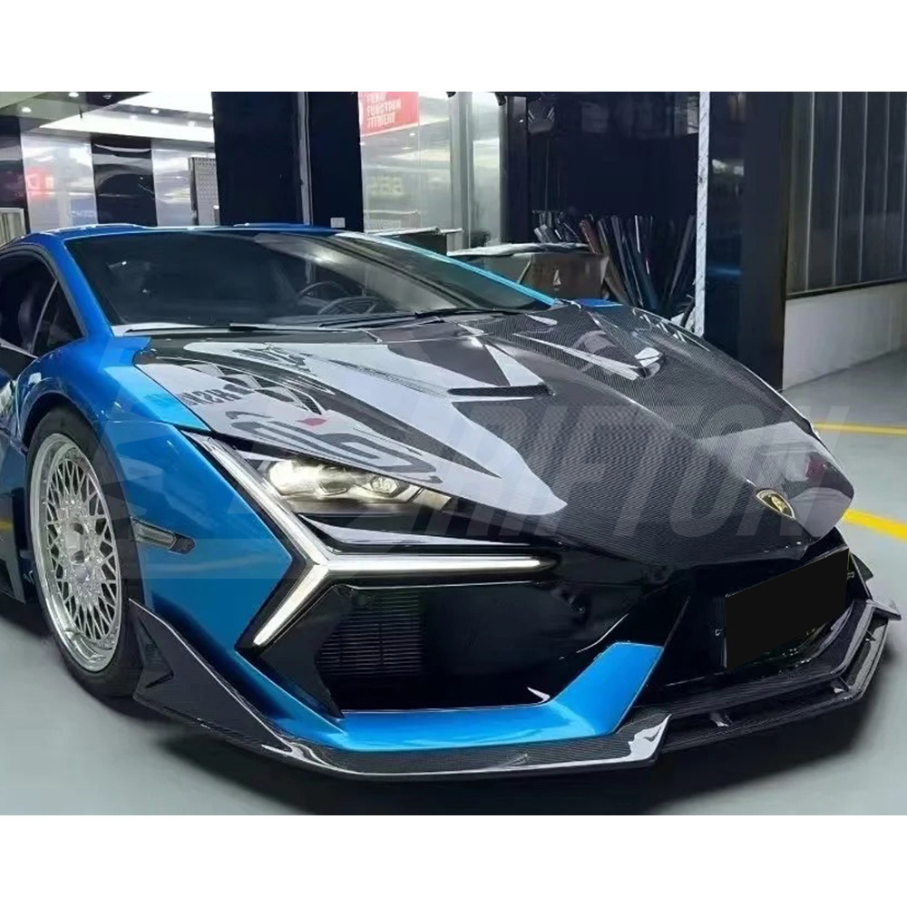 Duke Style Dry Carbon Fiber Hood Bonnet For Lamborghini Revuelto 2023-ON