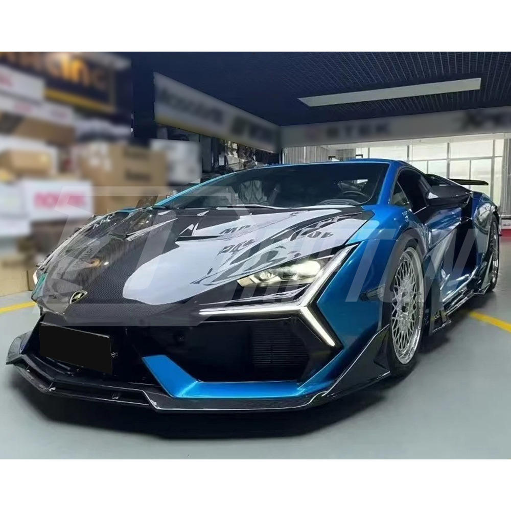 Duke Style Dry Carbon Fiber Hood Bonnet For Lamborghini Revuelto 2023-ON