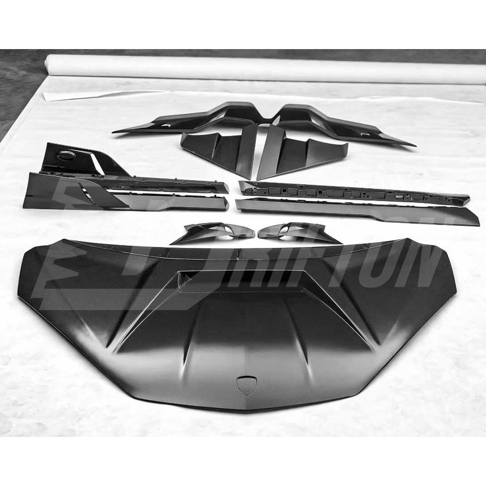 Mansory Style Dry Carbon Fiber Hood Bonnet For Lamborghini Revuelto 2023-ON