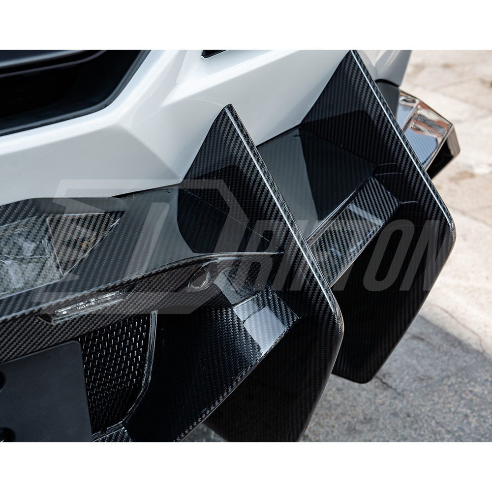 Mansory Style Dry Carbon Fiber Rear Diffuser For Lamborghini Revuelto 2023-ON